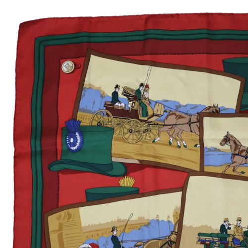 Hermès Carré 90 Carriage and Hat Seide Limitierte Editionen Hermes 10