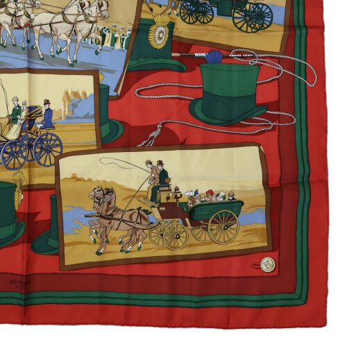 Hermès Carré 90 Carriage and Hat Silk Limited editions Hermes 12