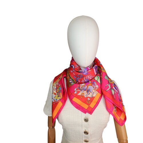 Hermès Carré 90 Fantaisies Indiennes Silk Hermès Hermes 7 Hermès Carré 90 Fantaisies Indiennes Silk Hermès Hermes 7