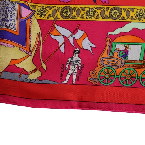 Hermès Carré 90 Fantaisies Indiennes Seide Hermès Hermes 14 Hermès Carré 90 Fantaisies Indiennes Seide Hermès Hermes 14