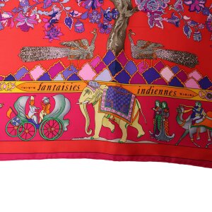 Hermès Carré 90 Fantaisies Indiennes Seide Hermès Hermes 27 Hermès Carré 90 Fantaisies Indiennes Seide Hermès Hermes 27