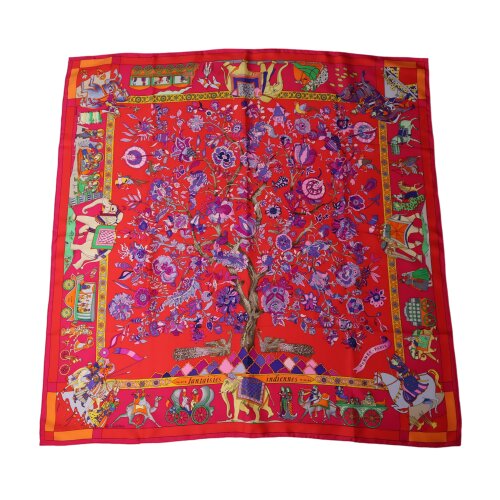 Hermès Carré 90 Fantaisies Indiennes Seide Hermès Hermes 4