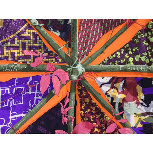 Hermès Carré 90 Le Robinson Chic Silk Hermès Hermes 15