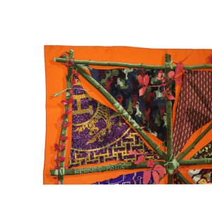 Hermès Carré 90 Le Robinson Chic Silk Hermès Hermes 25