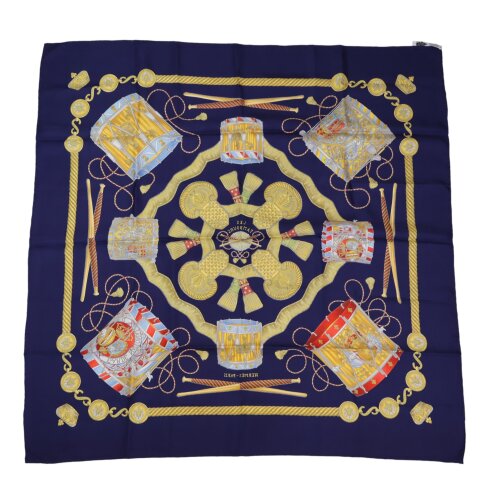 Hermès Carré 90 Les Tambours Silk Scarves and shawls Hermes 9