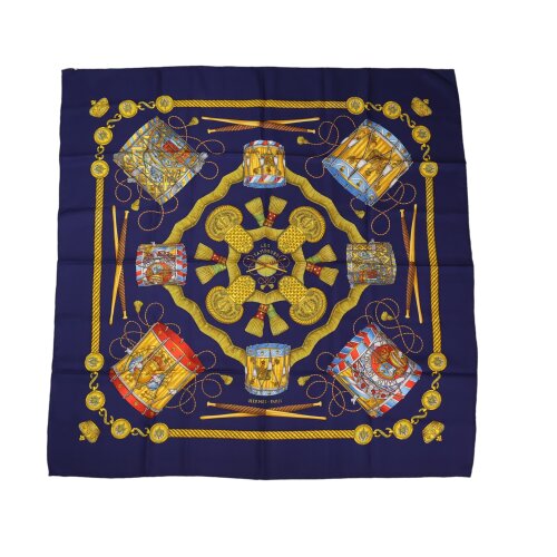 Hermès Carré 90 Les Tambours Silk Scarves and shawls Hermes