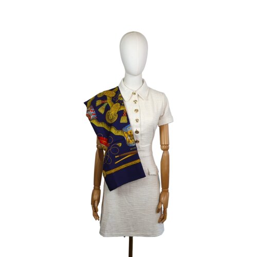 Hermès Carré 90 Les Tambours Silk Scarves and shawls Hermes 5