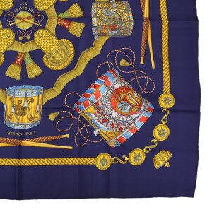 Hermès Carré 90 Les Tambours Silk Scarves and shawls Hermes 23