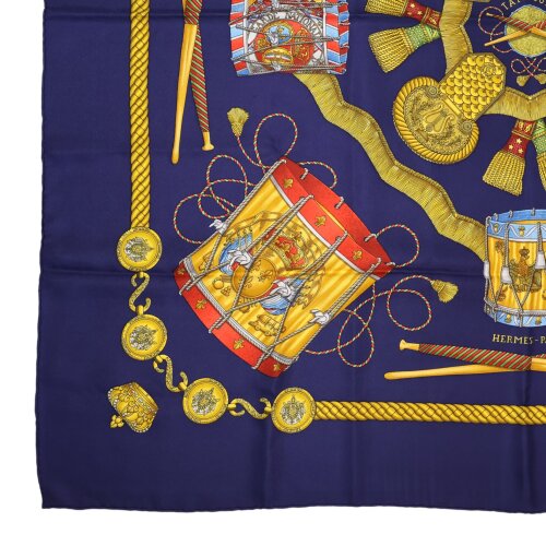 Hermès Carré 90 Les Tambours Silk Scarves and shawls Hermes 11