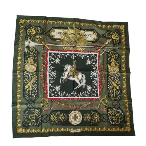 Hermès Carré 90 Lvdovicvs Magnvs Silk Hermès Hermes
