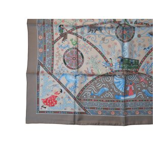 Hermès Carré 90 Peuple du Vent Silk Hermès Hermes 25 Hermès Carré 90 Peuple du Vent Silk Hermès Hermes 25