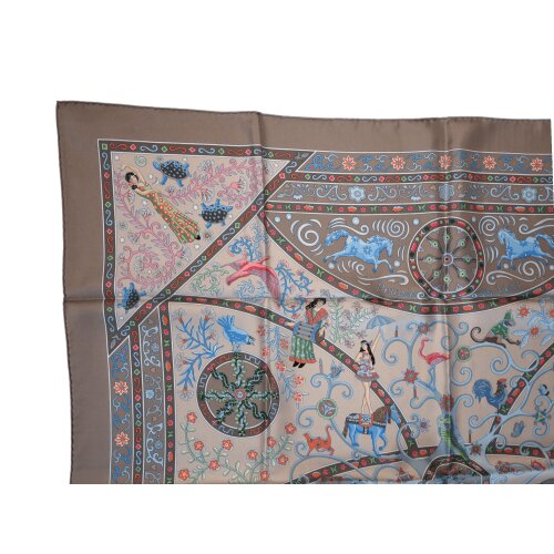 Hermès Carré 90 Peuple du Vent Silk Hermès Hermes 9 Hermès Carré 90 Peuple du Vent Silk Hermès Hermes 9
