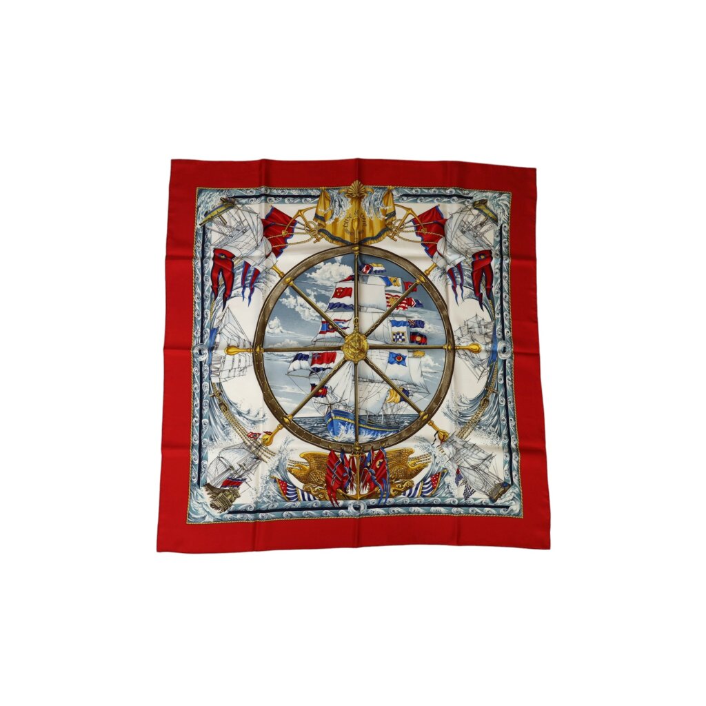 Hermès Carré 90 Vive Le Vent Silk Hermès Hermes