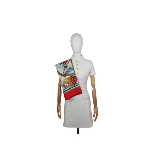 Hermès Carré 90 Vive Le Vent Seide Hermès Hermes 6