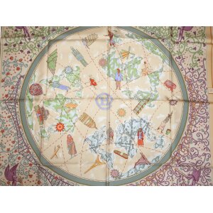 Hermès Carré 90 World Map Seide Hermès Hermes 30 Hermès Carré 90 World Map Seide Hermès Hermes 30