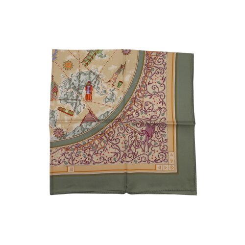 Hermès Carré 90 World Map Seide Hermès Hermes 13 Hermès Carré 90 World Map Seide Hermès Hermes 13