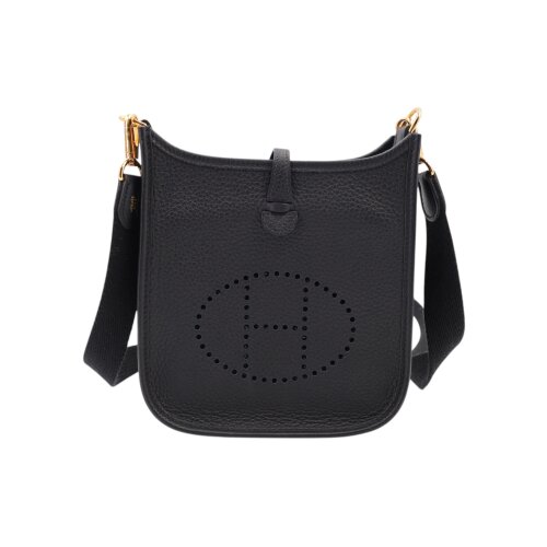 Hermès Evelyne 16 Taurillon Clémence Black Handbags Hermes 4