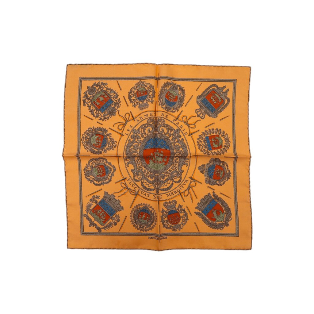 Hermès Gavroche 45 Les Armes de Paris Silk Scarves and shawls Hermes
