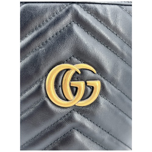Gucci Marmont Bucket Bag Black