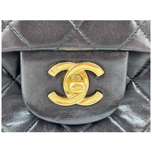 Chanel Timeless Double Flap Bag Small Lambskin Black