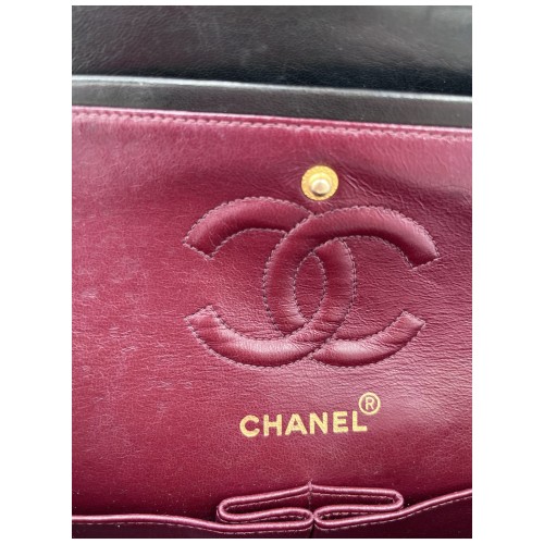 Chanel Timeless Double Flap Bag Small Lambskin Black