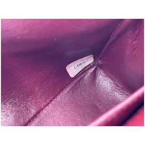 Chanel Timeless Double Flap Bag Small Lammleder Schwarz