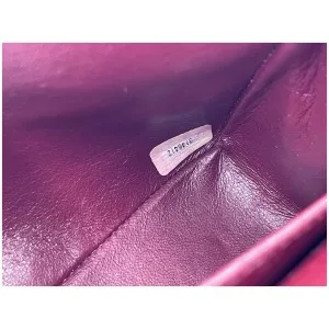 Chanel Timeless Double Flap Bag Small Lammleder Schwarz