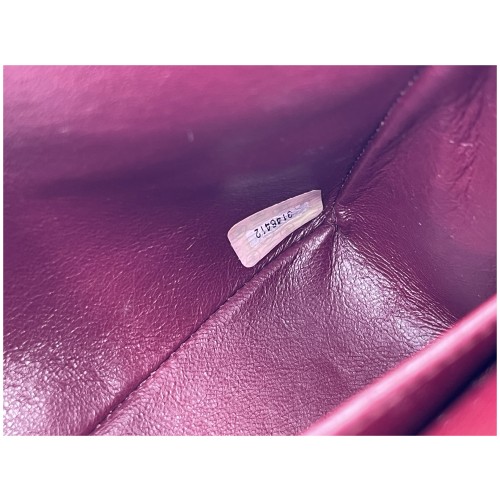 Chanel Timeless Double Flap Bag Small Lammleder Schwarz