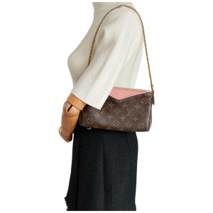 Louis Vuitton Pallas Clutch Monogram Canvas