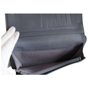 Chanel Bifold Wallet Lambskin Blue