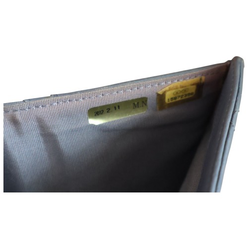Chanel Bifold Wallet Lambskin Blue