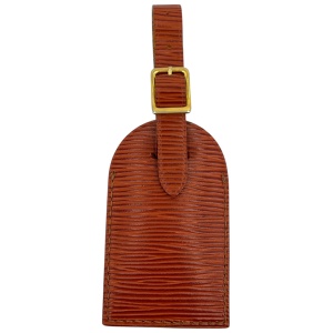 Louis Vuitton Luggage Tag Kofferanhänger Taschenanhänger Braun