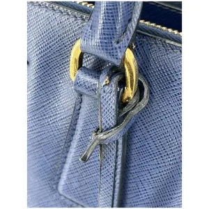 Prada Galliera Large Saffiano Blau