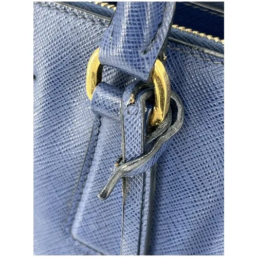 Prada Galliera Large Saffiano Blau
