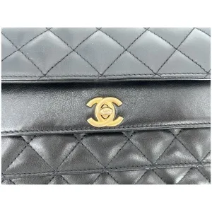 Chanel Triple Flap Bag Schwarz