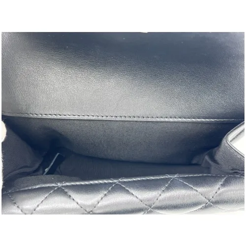Chanel Triple Flap Bag Schwarz