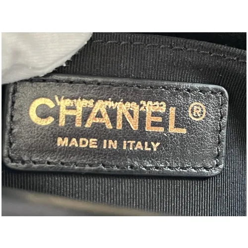 Chanel Triple Flap Bag Schwarz