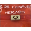 Hermès Vintage Vinyl Kelly Orange Handtaschen Hermes 25 Hermès Vintage Vinyl Kelly Orange Handtaschen Hermes 25