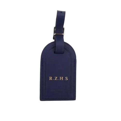 Louis Vuitton Luggage Tag Taschenanhänger Blau Sale Louis Vuitton