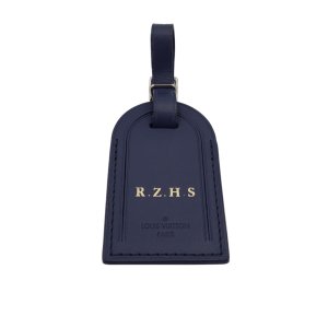 Louis Vuitton Luggage Tag Taschenanhänger Blau