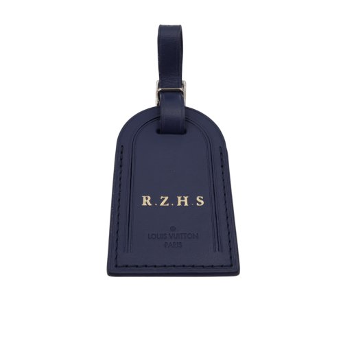 Louis Vuitton Luggage Tag Taschenanhänger Blau