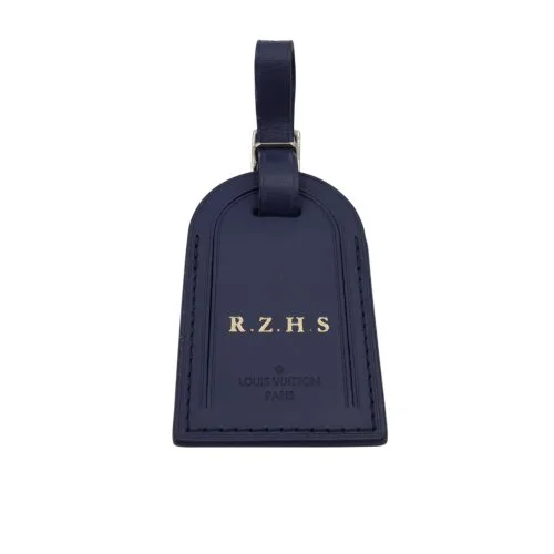 Louis Vuitton Luggage Tag Taschenanhänger Blau Sale Louis Vuitton 2