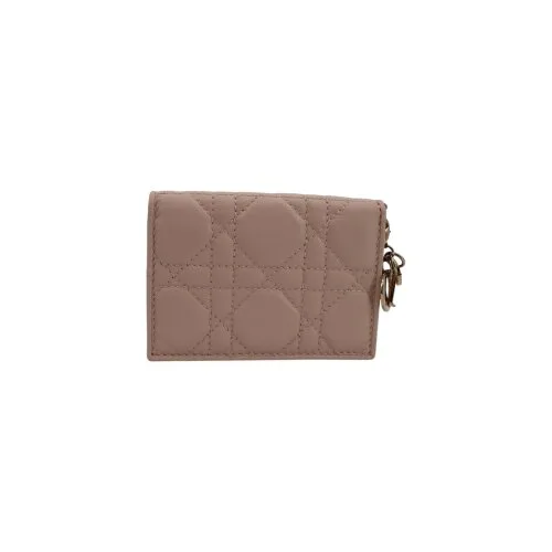Lady Dior Bloom Card Holder Beige - I Love Handbags
