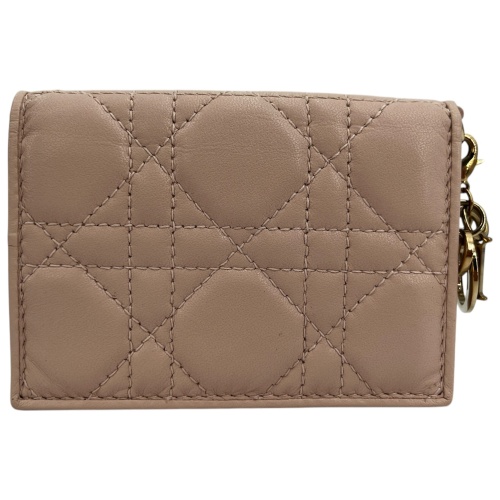 Christian Dior Lady Dior Bloom Card Holder Beige