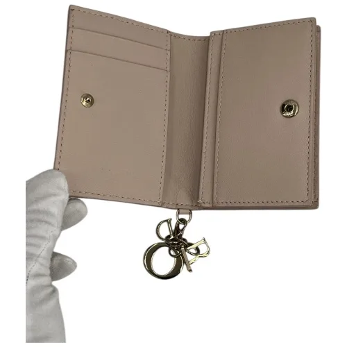 Christian Dior Lady Dior Bloom Kartenetui Beige