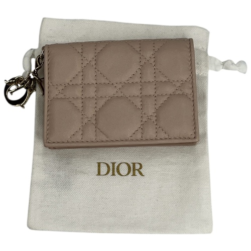 Christian Dior Lady Dior Bloom Kartenetui Beige