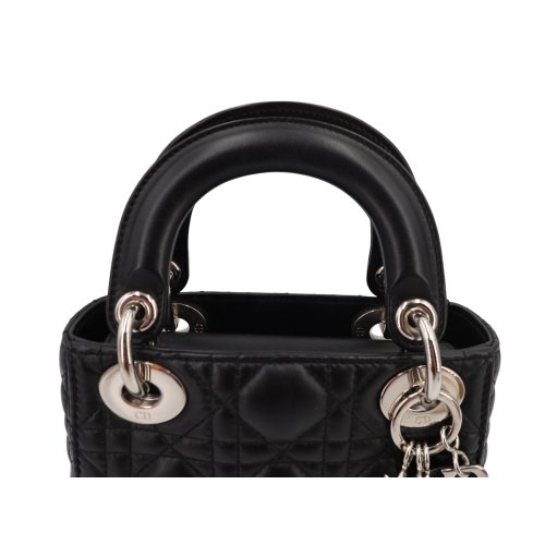 Christian Dior Lady Dior Mini Cannage Black