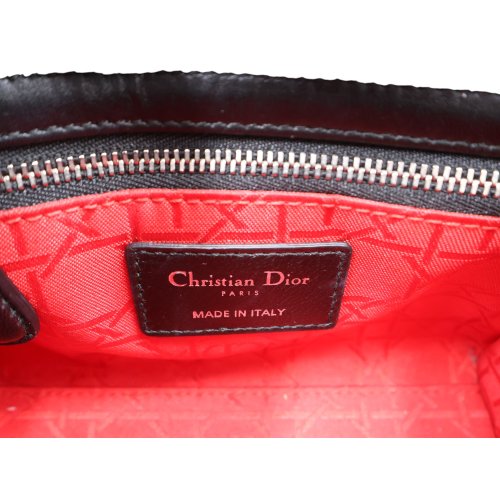 Christian Dior Lady Dior Mini Cannage Black