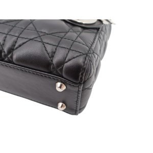 Christian Dior Lady Dior Mini Cannage Black