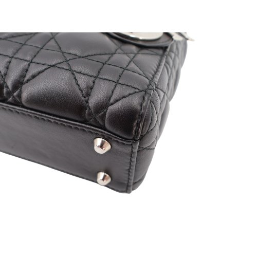 Christian Dior Lady Dior Mini Cannage Black